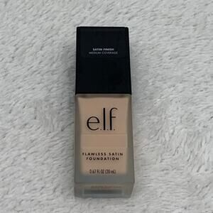 e.l.f. Flawless Satin Foundation 130 Snow Satin Finish 81391 Cruelty Free New